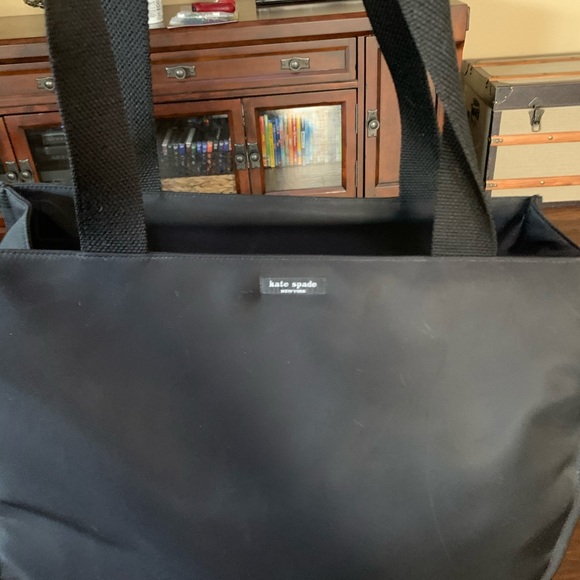 Kate Spade large black diaper bag/tote